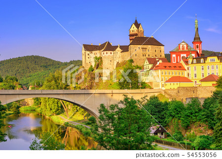 Loket town, Karlovy Vary, Czechia Loket town, Karlovy Vary, Czechia 54553056