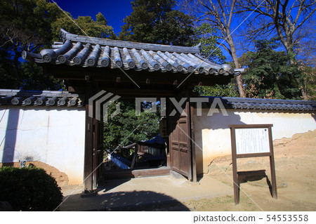 Central designated "Nationally designated Important Cultural Property" of Honren-ji Temple in Honshu-ji, Okayama / World Memory Heritage / National Designated Historic Site Central designated "Nationally designated Important Cultural Property" of Honren-ji Temple in Honshu-ji, Okayama / World Memory Heritage / National Designated Historic Site 54553558