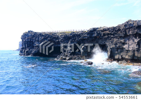 Maradona, island, sea, cliff, waves, 54553661