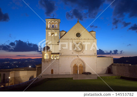 The Papal Basilica of St. Francis of Assisi at 54553782
