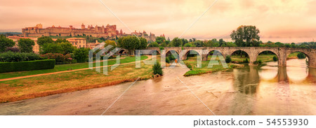Carcassonne city, Languedoc-Roussillon, France Carcassonne city, Languedoc-Roussillon, France 54553930