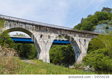 [岩手縣，土木工程遺產] Tatsube River Bridge（岩手橋） 54554216
