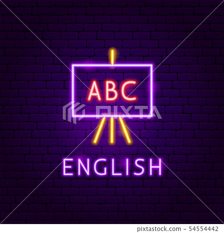 English Neon Label English Neon Label 54554442