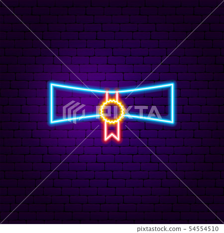 Diploma Neon Label 54554510