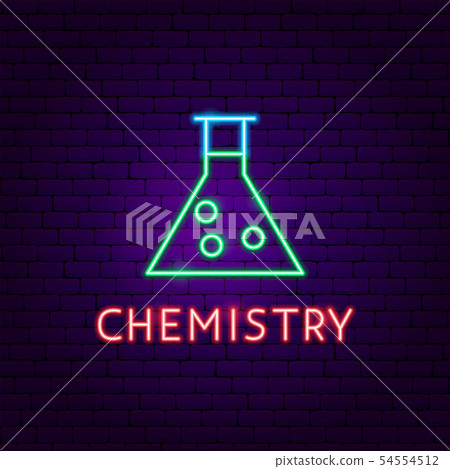 Chemistry Neon Label 54554512