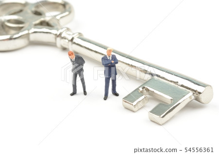 Key and person Key and person 54556361