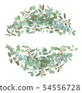 Set of wedding bouquets. Elegant floral, greenery, 54556728