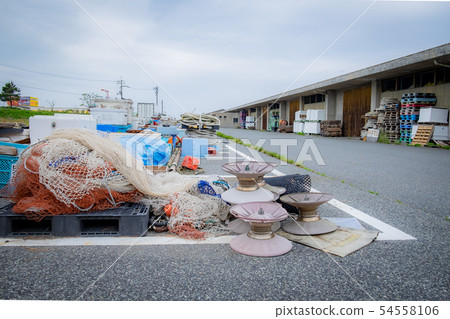 Scenery of fishing port Scenery of fishing port 54558106