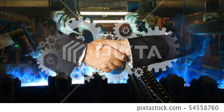 Team welding robots 54558760