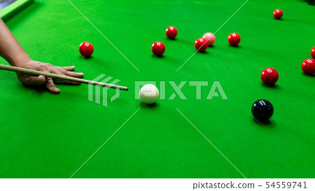 Game snooker billiards or opening frame player 54559741