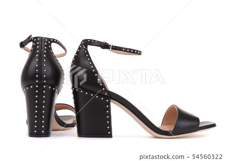 High heel shoes isolate on white background. 54560322