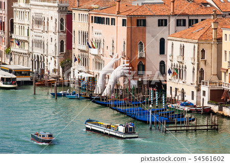 View of Venice city and the Grand Canal View of Venice city and the Grand Canal 54561602