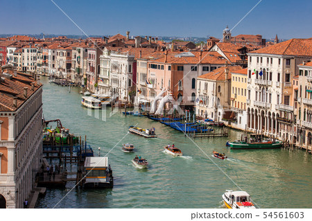 View of Venice city and the Grand Canal View of Venice city and the Grand Canal 54561603