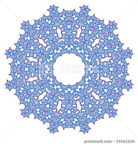 blue circle geometric ornament isolated blue circle geometric ornament isolated 54562830
