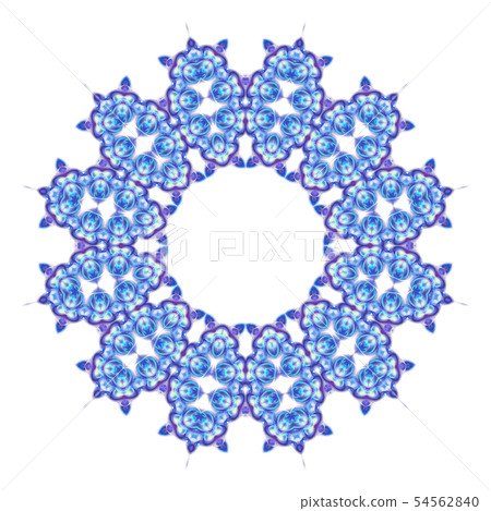 blue purple circle geometric ornament isolated blue purple circle geometric ornament isolated 54562840
