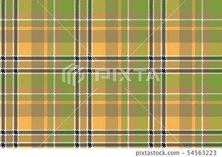 Green yellow fabric pixel texture seamless pattern 54563223