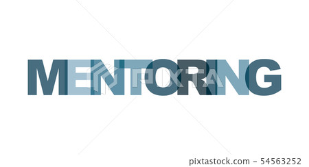 Mentoring management business card text. Modern Mentoring management business card text. Modern 54563252