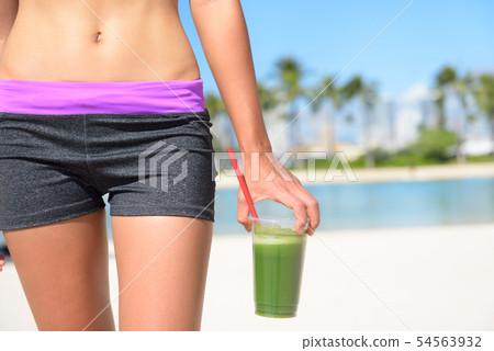 Green vegetable smoothie - Healthy lifestyle Green vegetable smoothie - Healthy lifestyle 54563932
