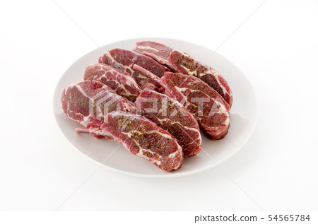 Lamb chop (raw meat) Lamb chop (raw meat) 54565784