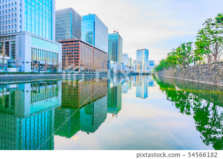 Marunouchi Skyscrapers Animation Style 54566182