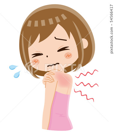 Back itching eczema Back itching eczema 54566417