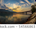 日落和橋樑 54566863