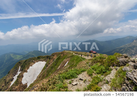 Hut direction from the top of the mountain Hut direction from the top of the mountain 54567198