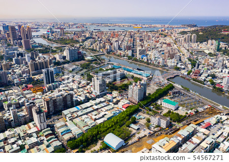 臺灣高雄愛河景觀 Kaohsiung River, Taiwan, Asia 54567271