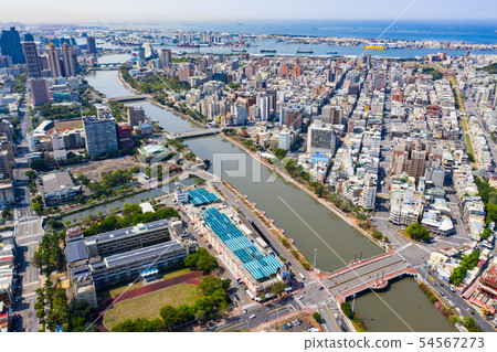 臺灣高雄愛河景觀 Kaohsiung River, Taiwan, Asia 54567273