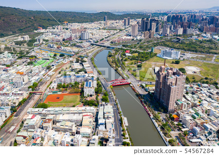 臺灣高雄愛河景觀 Kaohsiung River, Taiwan, Asia 54567284