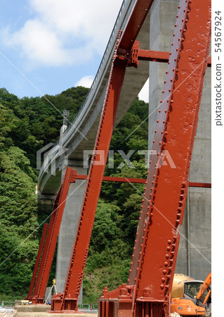 Four season walk summer Ayabe iron bridge 54567924