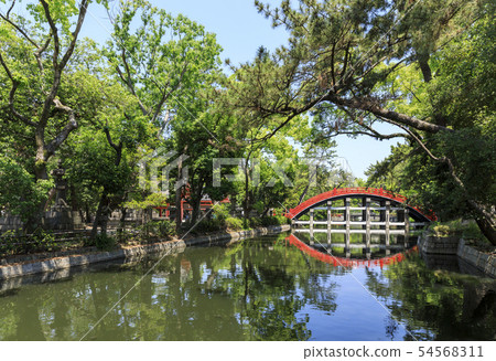 Osaka, Sumiyoshi Taisha, Torihashi (Taiko Bridge) 54568311