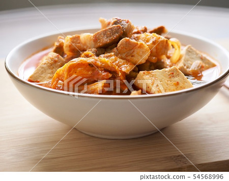 Korean Food Pork Kimchi Stew Korean Food Pork Kimchi Stew 54568996