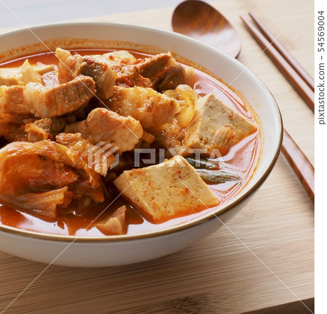 韓國食品豬肉泡菜燉 韓國食品豬肉泡菜燉 54569004