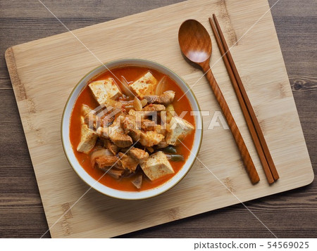 Korean Food Pork Kimchi Stew Korean Food Pork Kimchi Stew 54569025