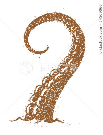 Kraken (Darloika squid · giant octopus) tentacles illustrations (glare · vintage) 54569066