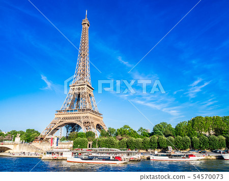 World Heritage Paris Seine River Eiffel Tower 54570073