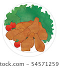 fried chicken  54571259