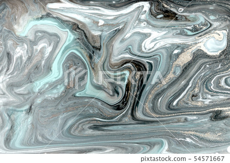 Beige marbling pattern. Golden powder marble liquid texture. Beige marbling pattern. Golden powder marble liquid texture. 54571667