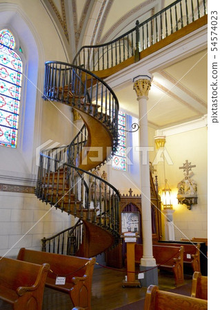 Spiral staircase in Loretto Chapel Church (Santa Fe) Spiral staircase in Loretto Chapel Church (Santa Fe) 54574023