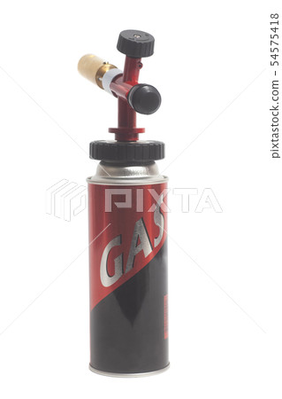Manual gas burner isolated on white background Manual gas burner isolated on white background 54575418