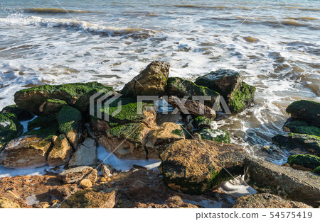 Stones at the edge of the sea Stones at the edge of the sea 54575419