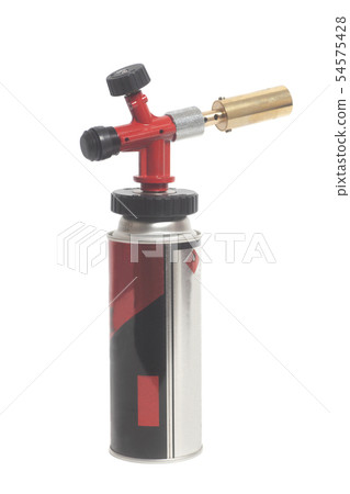 Manual gas burner isolated on white background Manual gas burner isolated on white background 54575428