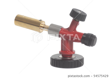 Manual gas burner isolated on white background Manual gas burner isolated on white background 54575429