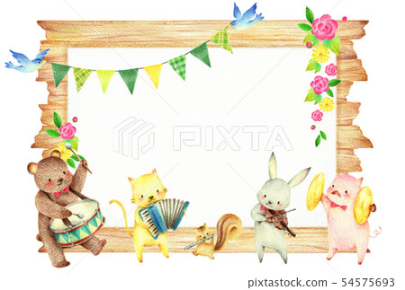 動物音樂軍團木五穀背景詩歌選春天 54575693