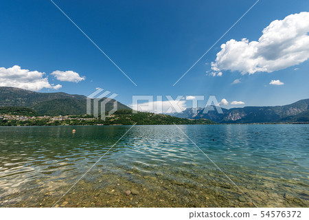 Caldonazzo lake and Italian Alps - Trentino Italy Caldonazzo lake and Italian Alps - Trentino Italy 54576372