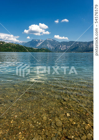 Caldonazzo lake and Italian Alps - Trentino Italy Caldonazzo lake and Italian Alps - Trentino Italy 54576579