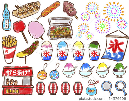 夏季節日素材 夏季節日素材 54576606