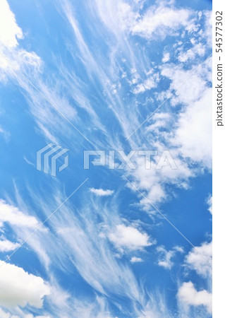Hokkaido summer blue sky and white clouds 54577302