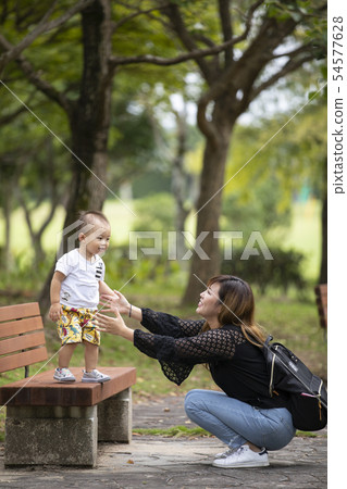 Mother and child 54577628